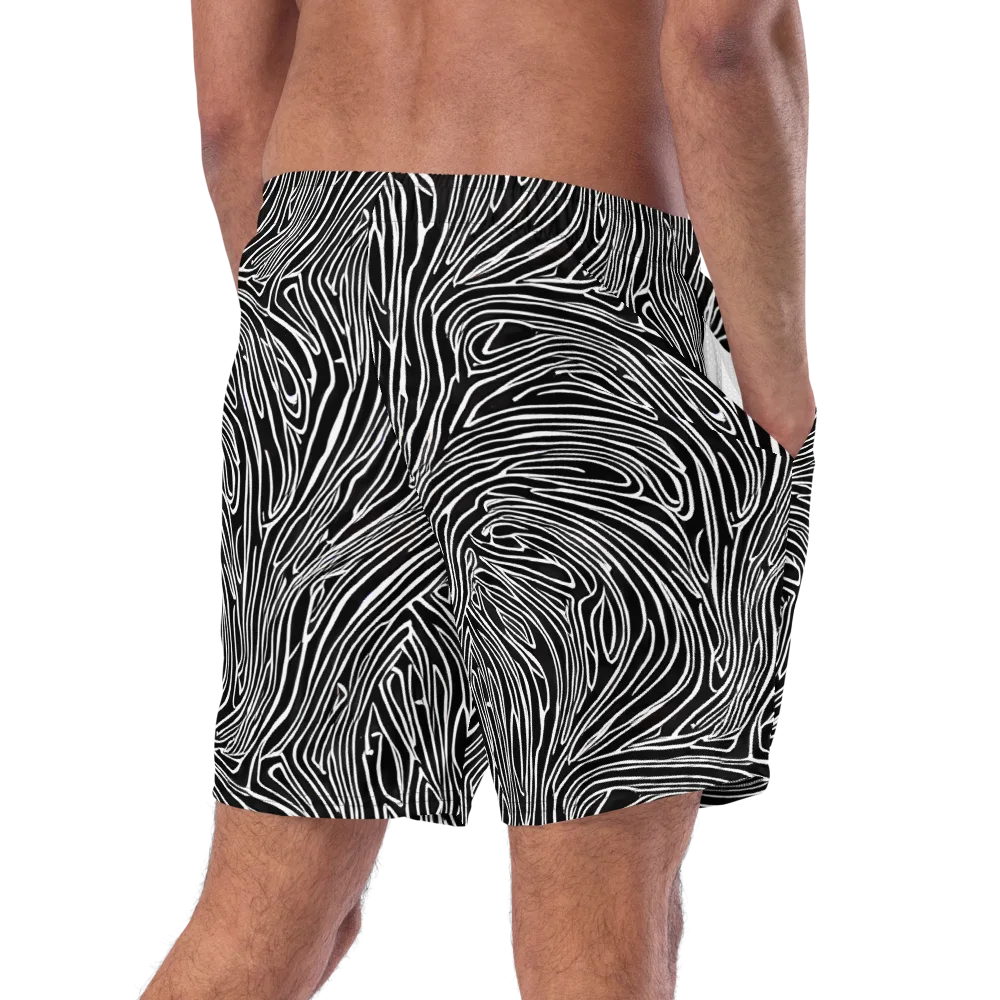 Obsidian Flow on Swim Trunks — Right Back