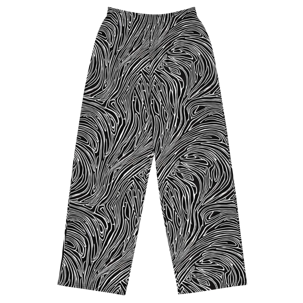 Obsidian Flow on Wide-Leg Pants — Front