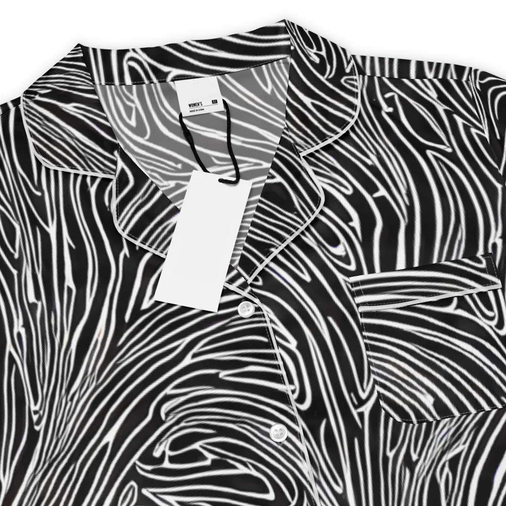 Obsidian Flow on Women's Short Sleeve Pajama Top — Product details