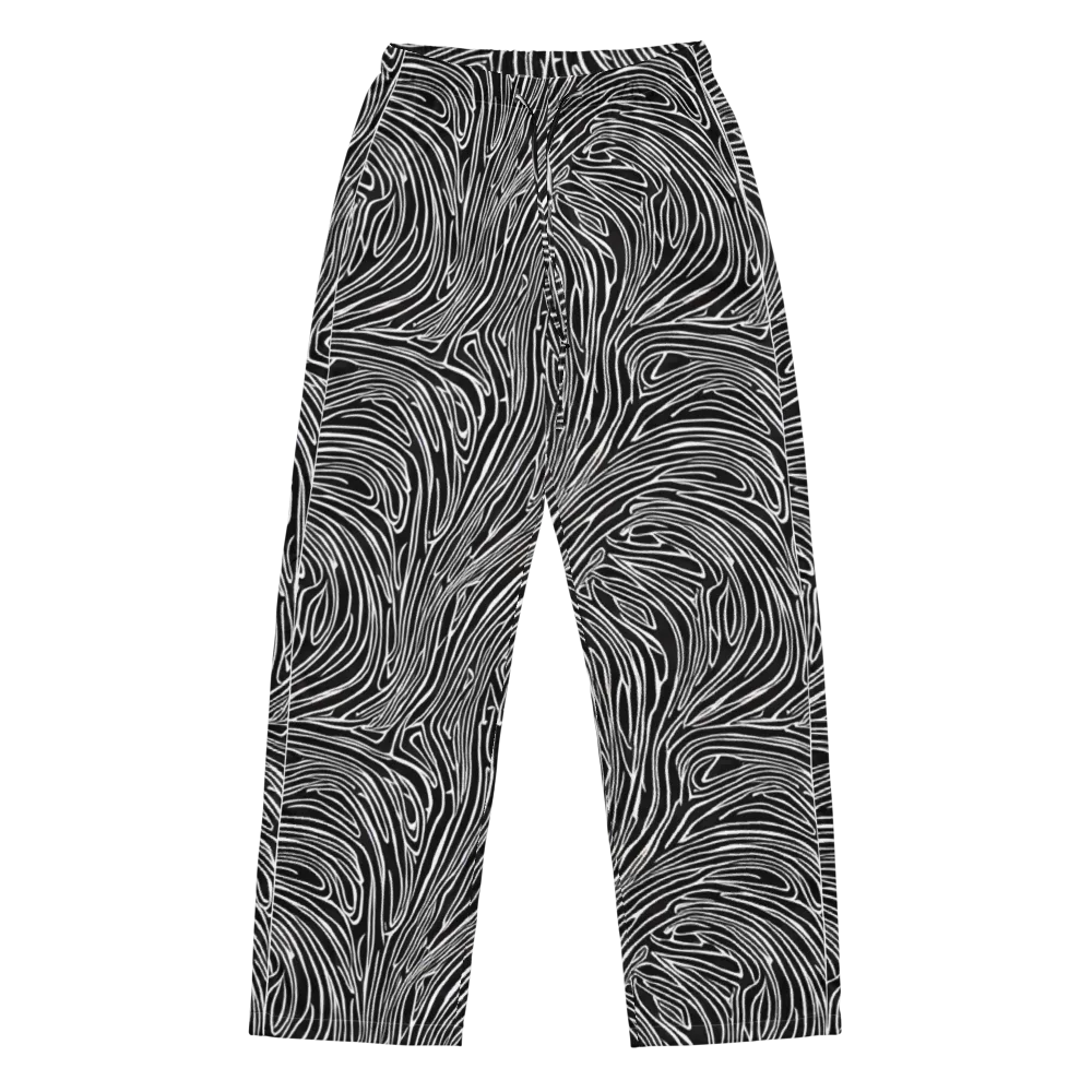 Obsidian Flow on Women's Pajama Pants — Front