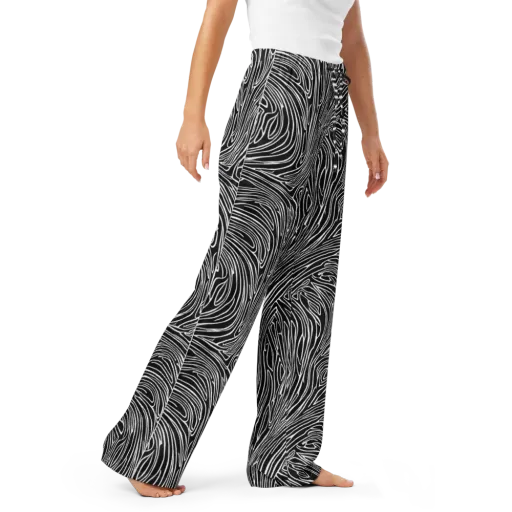 Obsidian Flow on a Women's Pajama Pants