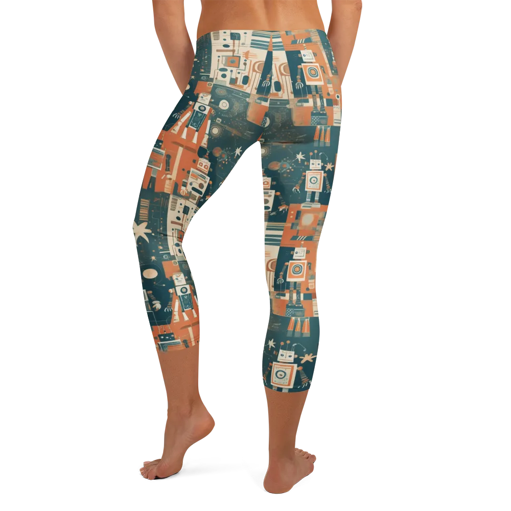 Tomorrow’s Tin Parade on Capri Leggings — Back