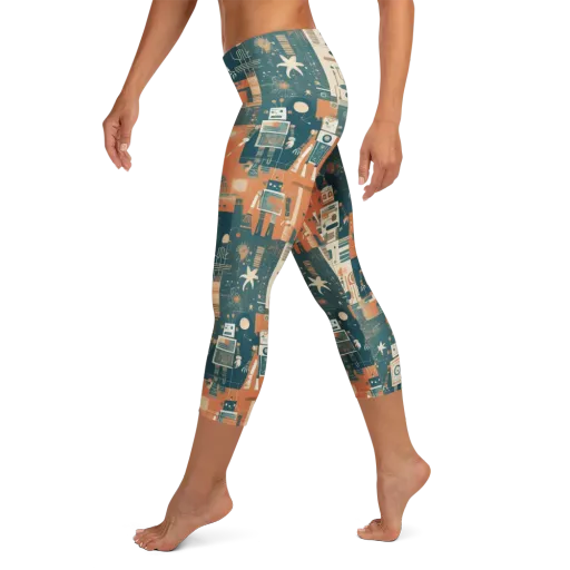 Tomorrow’s Tin Parade on a Capri Leggings