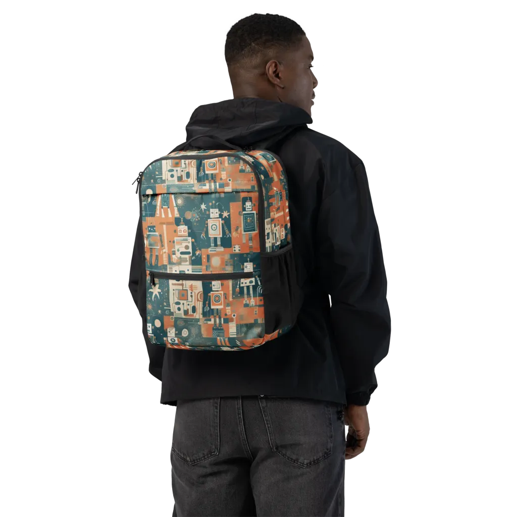 Tomorrow’s Tin Parade on Utility Backpack — Back