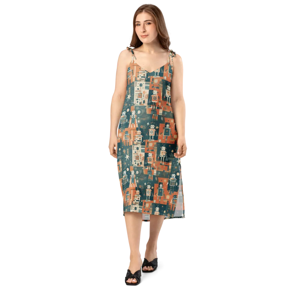 Tomorrow’s Tin Parade on Slip Dress — Front