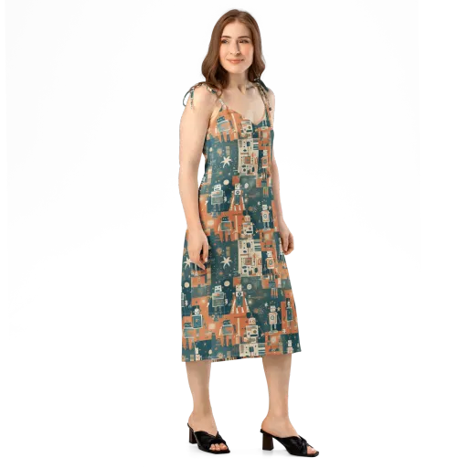 Tomorrow’s Tin Parade on a Slip Dress