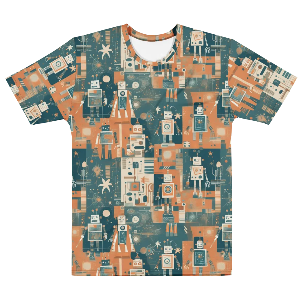 Tomorrow’s Tin Parade on Men's Cotton Crew Neck T-Shirt — Front