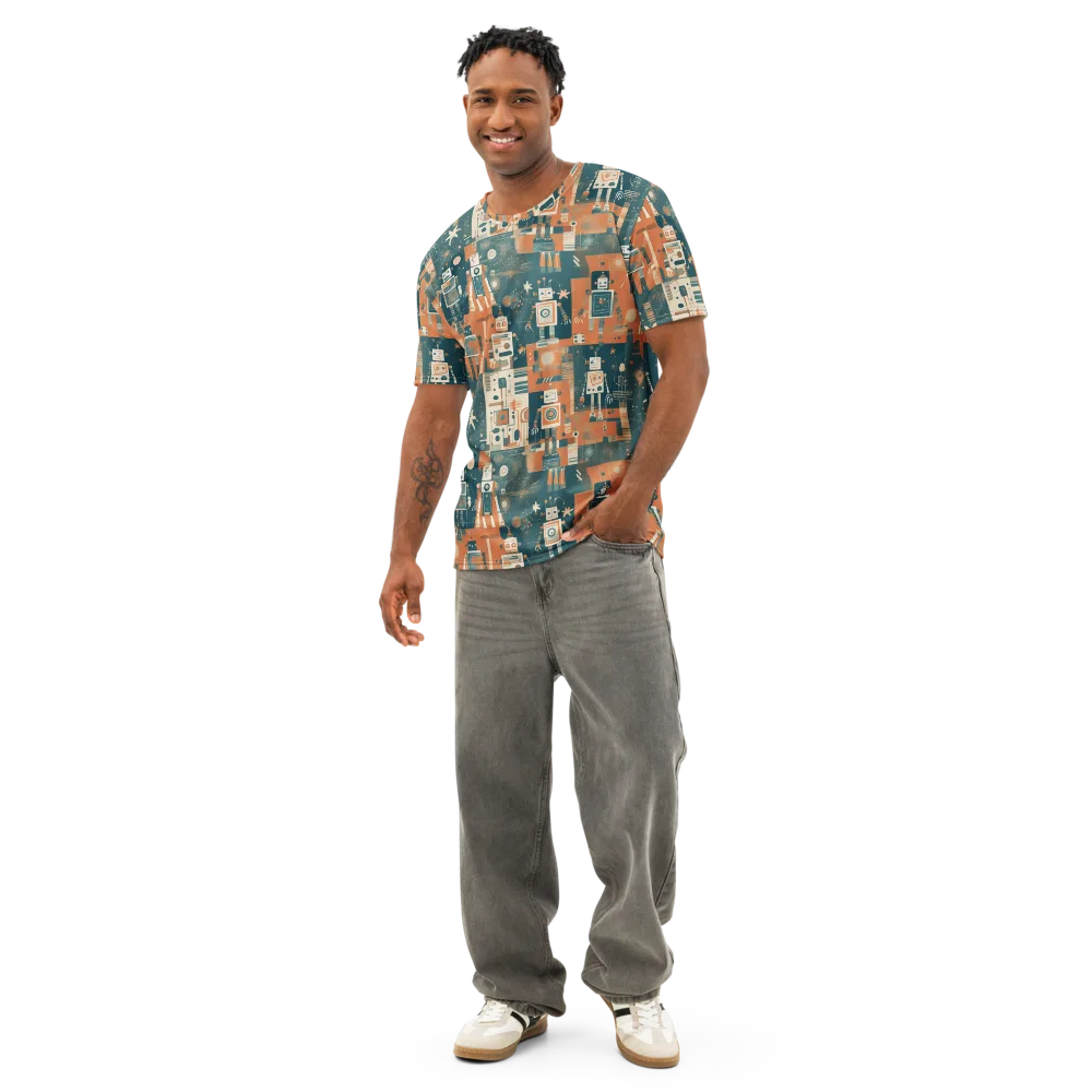 Tomorrow’s Tin Parade on Men's Cotton Crew Neck T-Shirt — Front