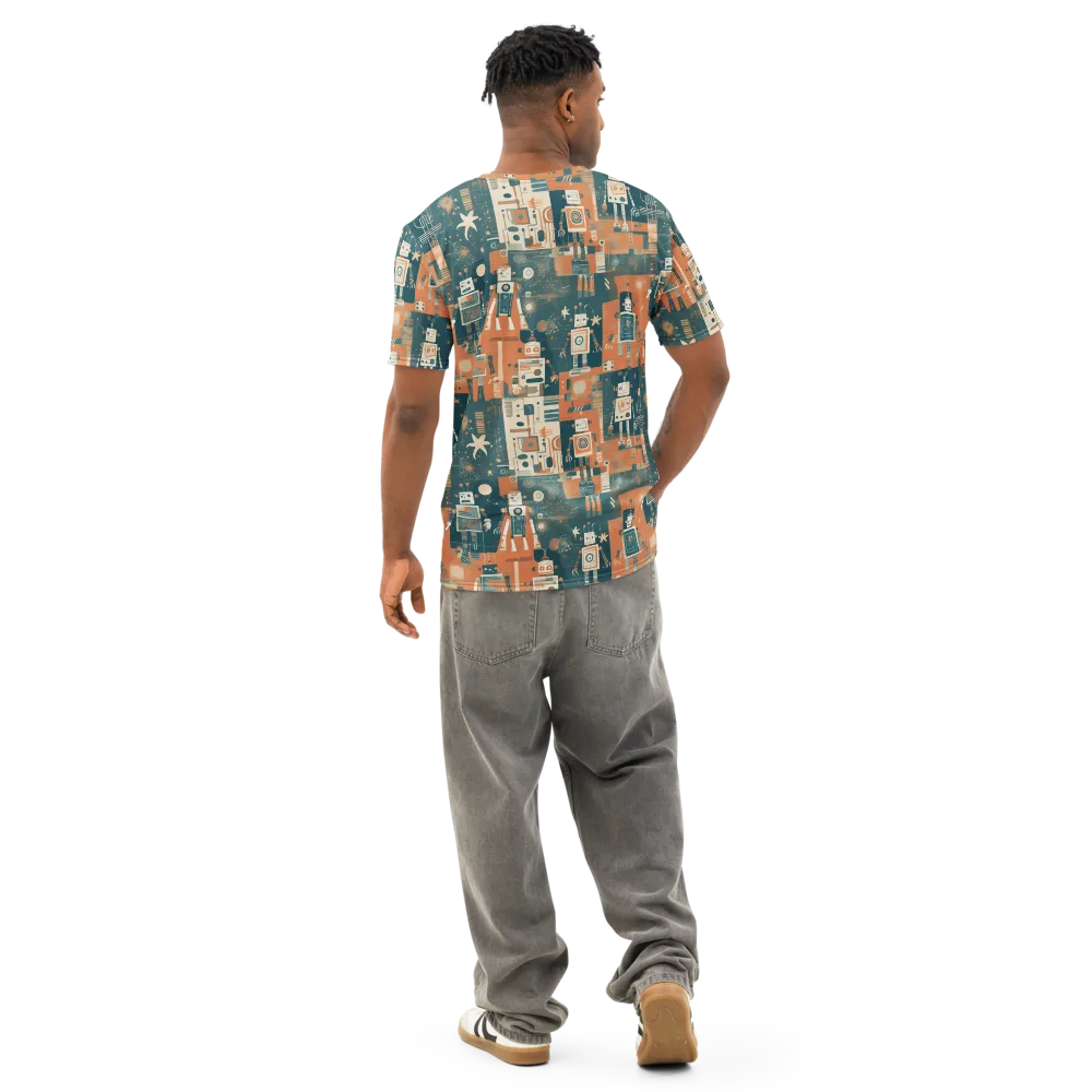 Tomorrow’s Tin Parade on Men's Cotton Crew Neck T-Shirt — Back