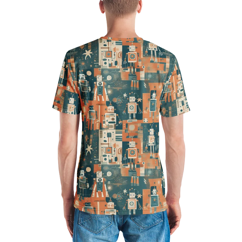 Tomorrow’s Tin Parade on Men's Crew Neck T-Shirt — Back