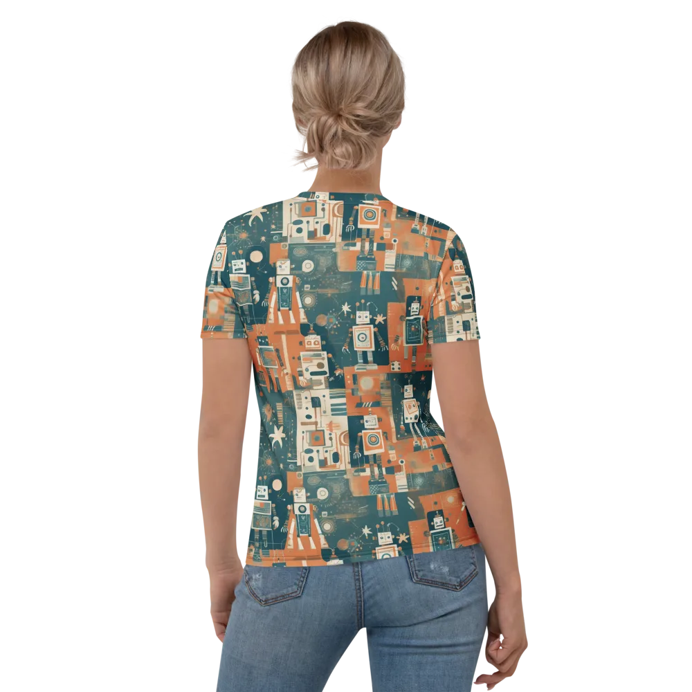 Tomorrow’s Tin Parade on Women's Crew Neck T-Shirt — Back
