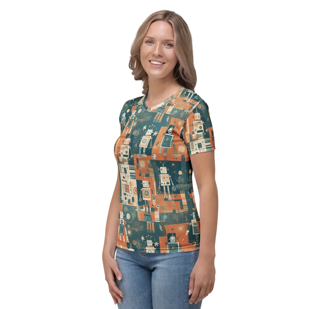 Tomorrow’s Tin Parade on Women's Crew Neck T-Shirt — Left