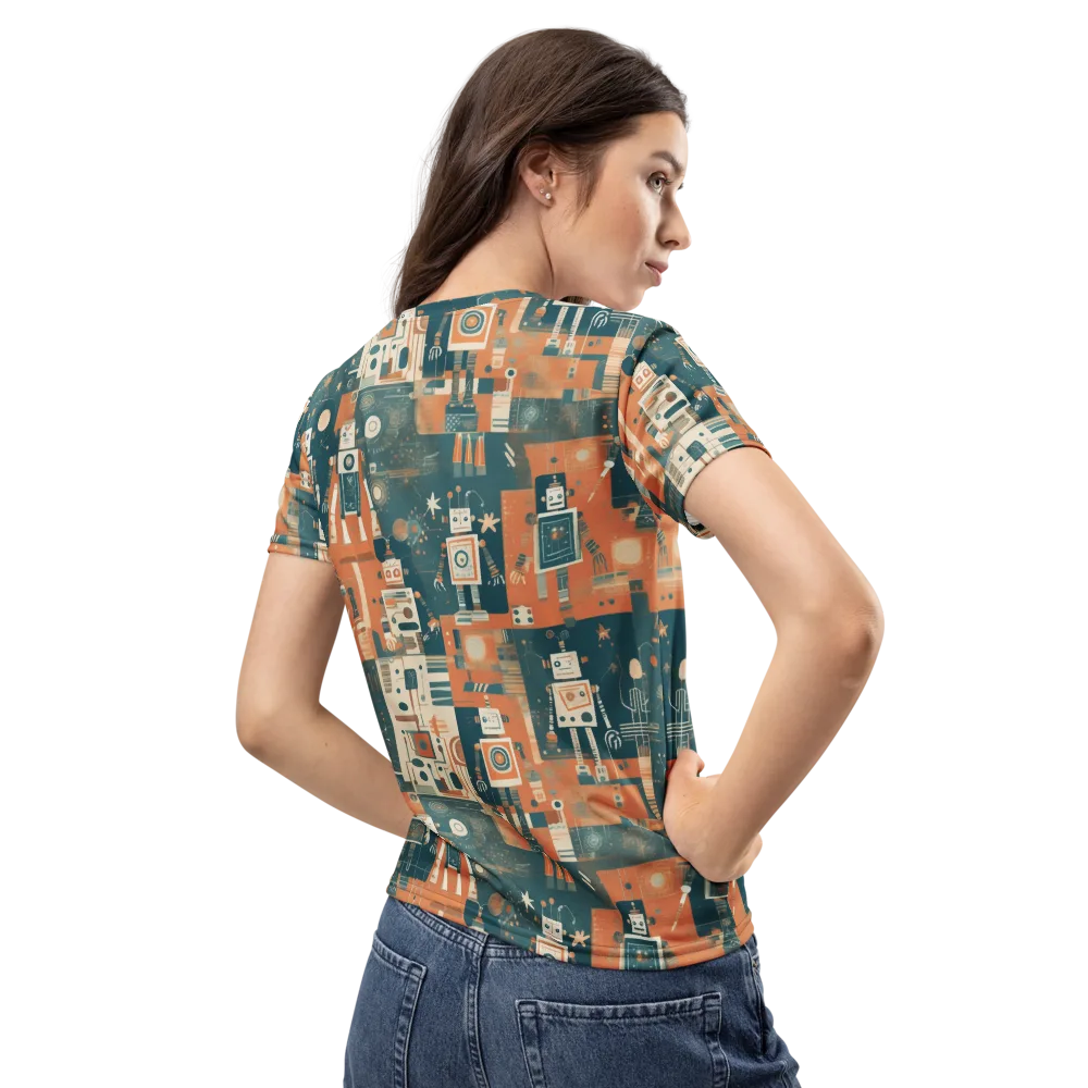 Tomorrow’s Tin Parade on Women's Crew Neck T-Shirt — Back