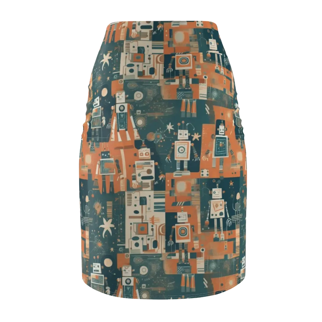 Tomorrow’s Tin Parade on Pencil Skirt — Back