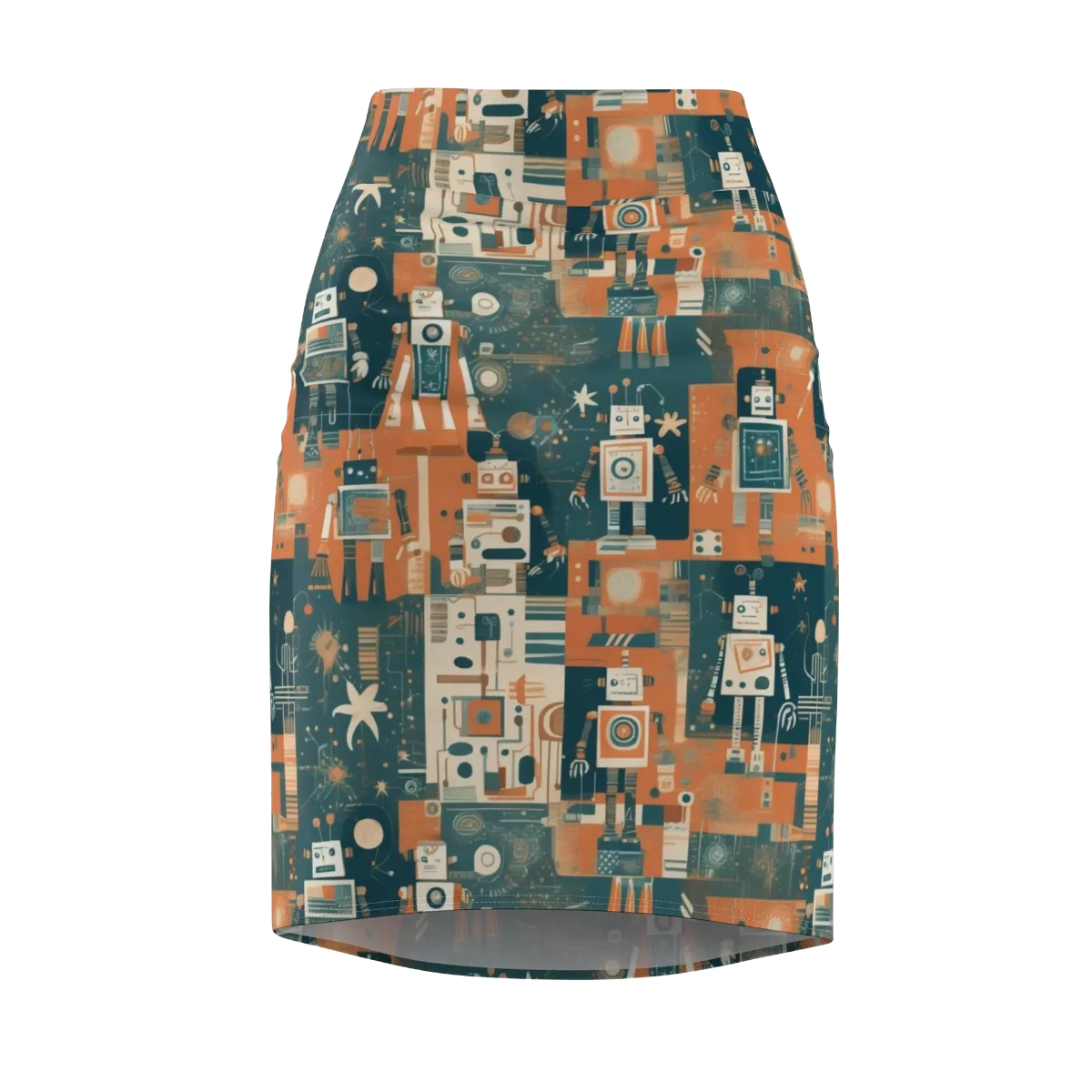 Tomorrow’s Tin Parade on Pencil Skirt — Front