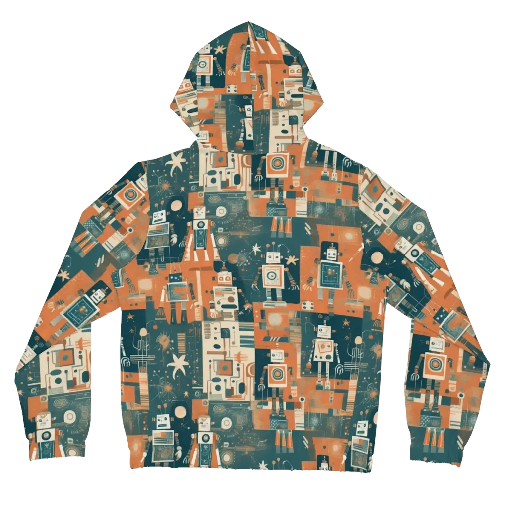 Tomorrow’s Tin Parade on Women's Full-Zip Hoodie — Back