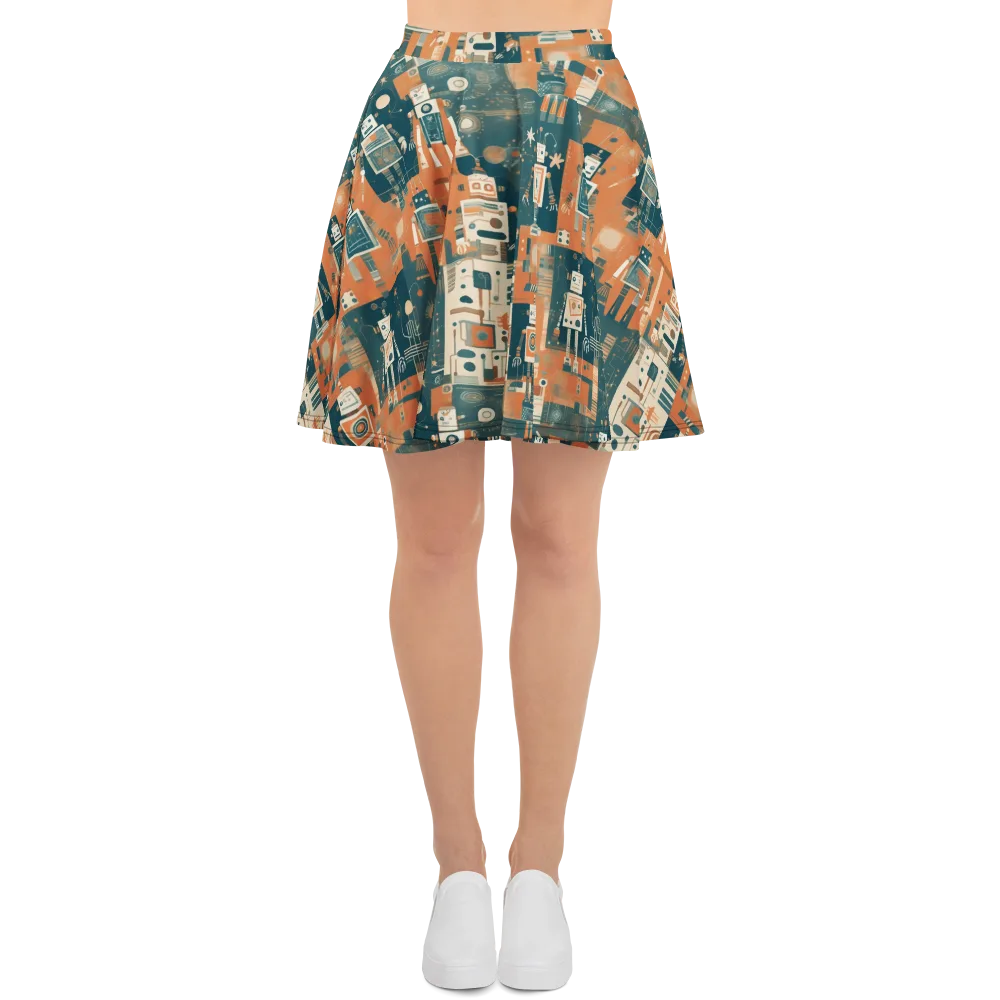 Tomorrow’s Tin Parade on Skater Skirt — Front