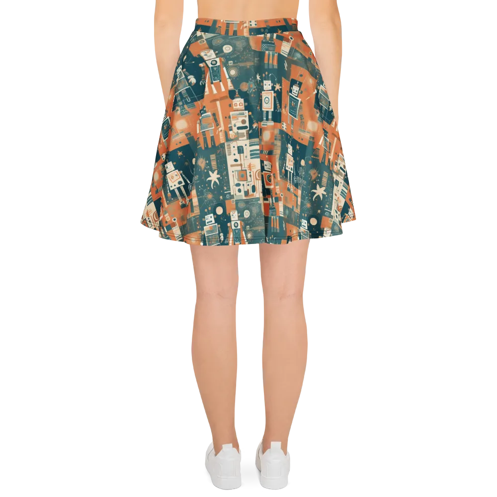 Tomorrow’s Tin Parade on Skater Skirt — Back