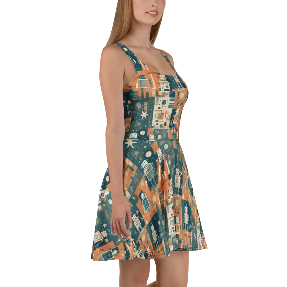 Tomorrow’s Tin Parade on Skater Dress — Right