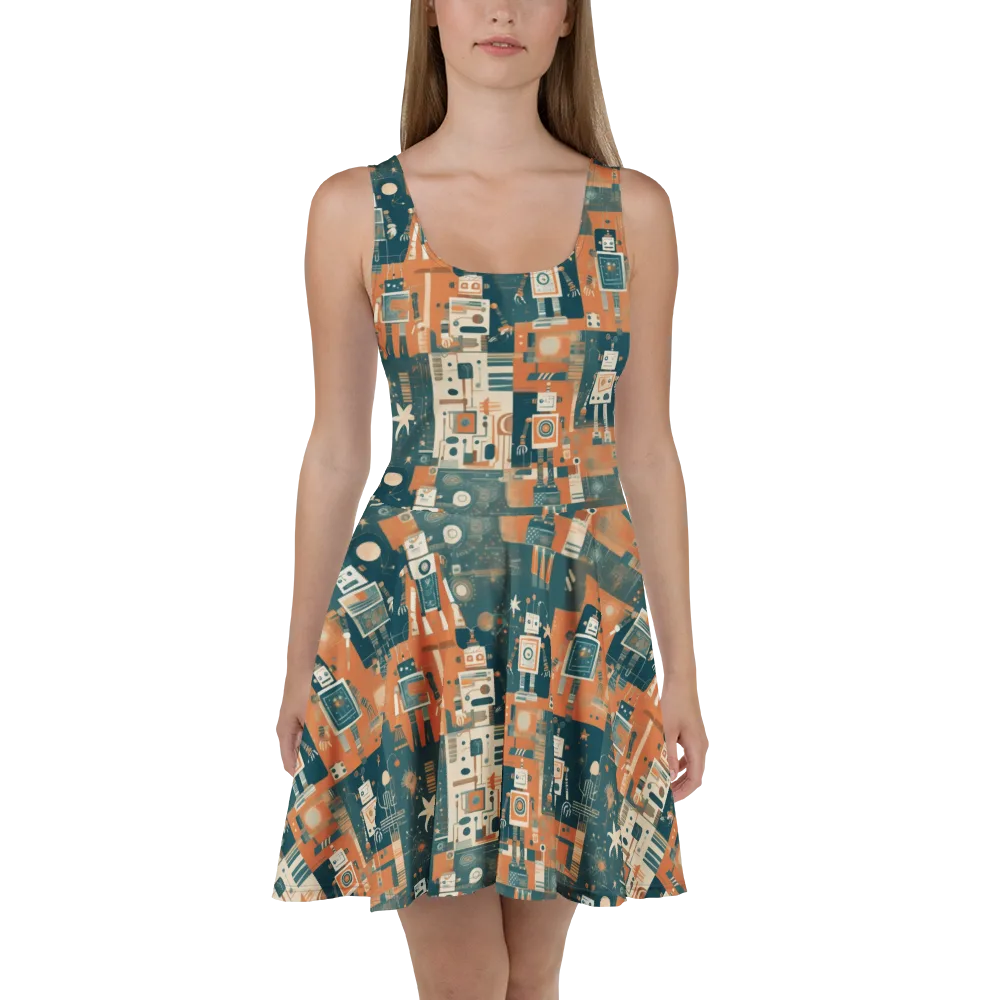 Tomorrow’s Tin Parade on Skater Dress — Front