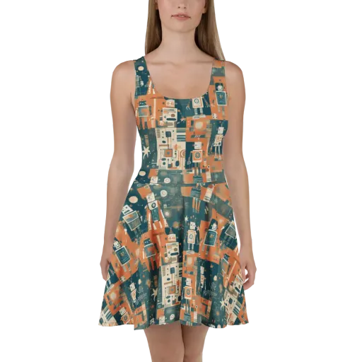 Tomorrow’s Tin Parade on a Skater Dress
