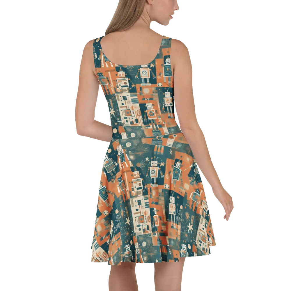 Tomorrow’s Tin Parade on Skater Dress — Back