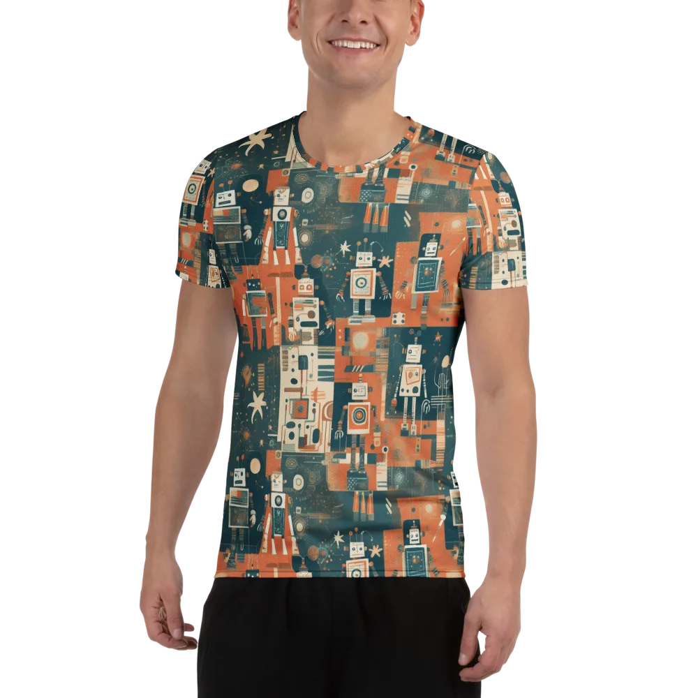 Tomorrow’s Tin Parade on Men's Athletic T-Shirt — Front