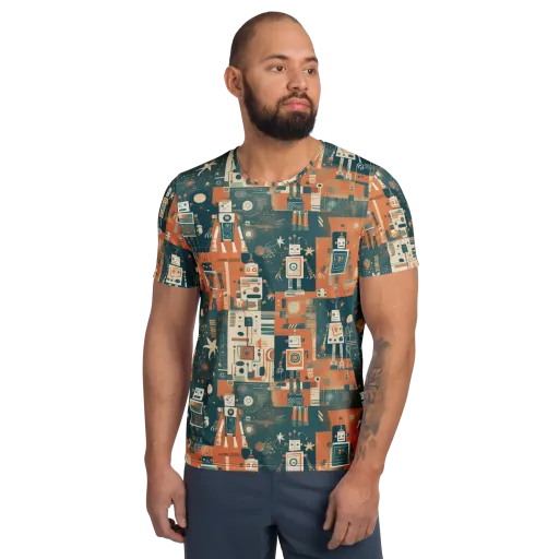 Tomorrow’s Tin Parade on a Men's Athletic T-Shirt