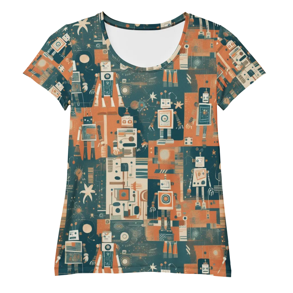 Tomorrow’s Tin Parade on Women's Athletic T-Shirt — Front