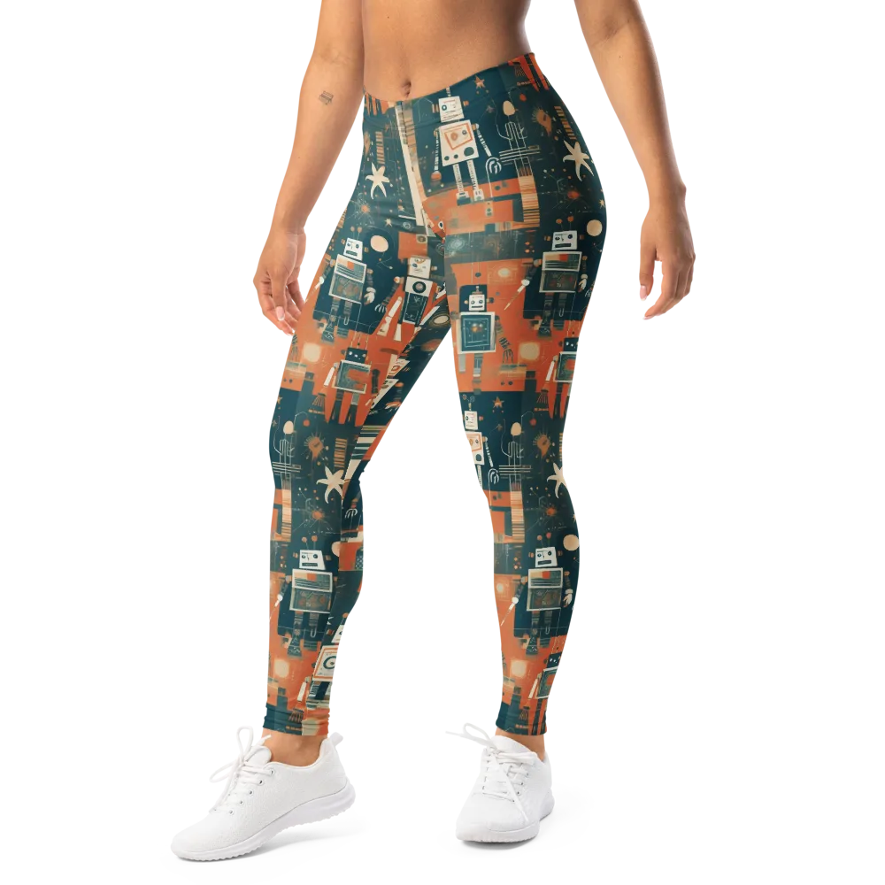 Tomorrow’s Tin Parade on Leggings — Left Front