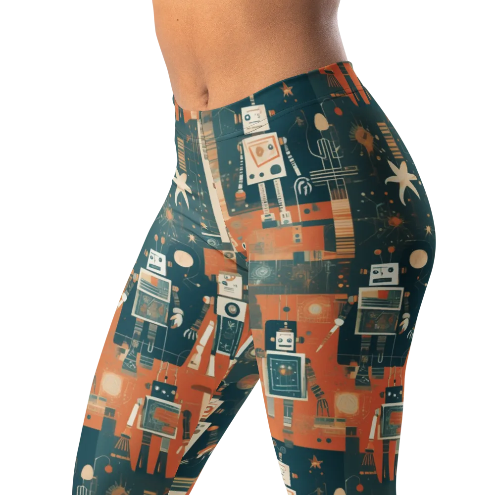 Tomorrow’s Tin Parade on Leggings — Left Front