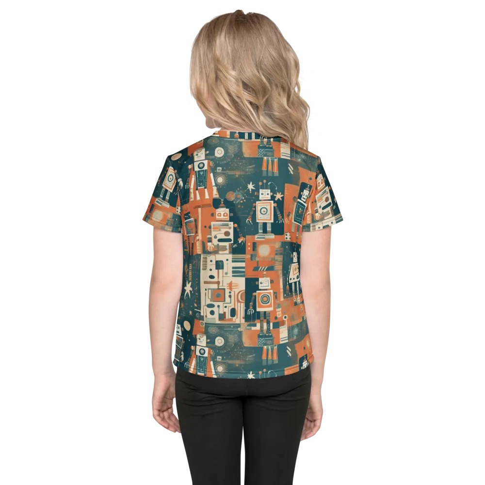 Tomorrow’s Tin Parade on Kids Crew Neck T-Shirt — Back