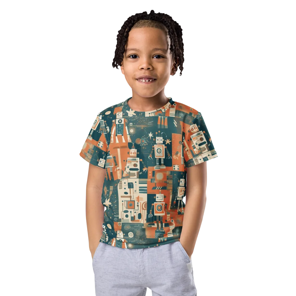 Tomorrow’s Tin Parade on Kids Crew Neck T-Shirt — Front