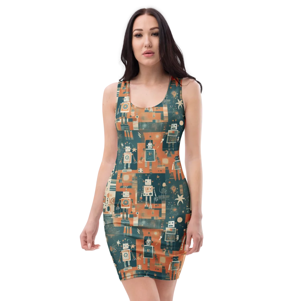 Tomorrow’s Tin Parade on Bodycon Dress — Front