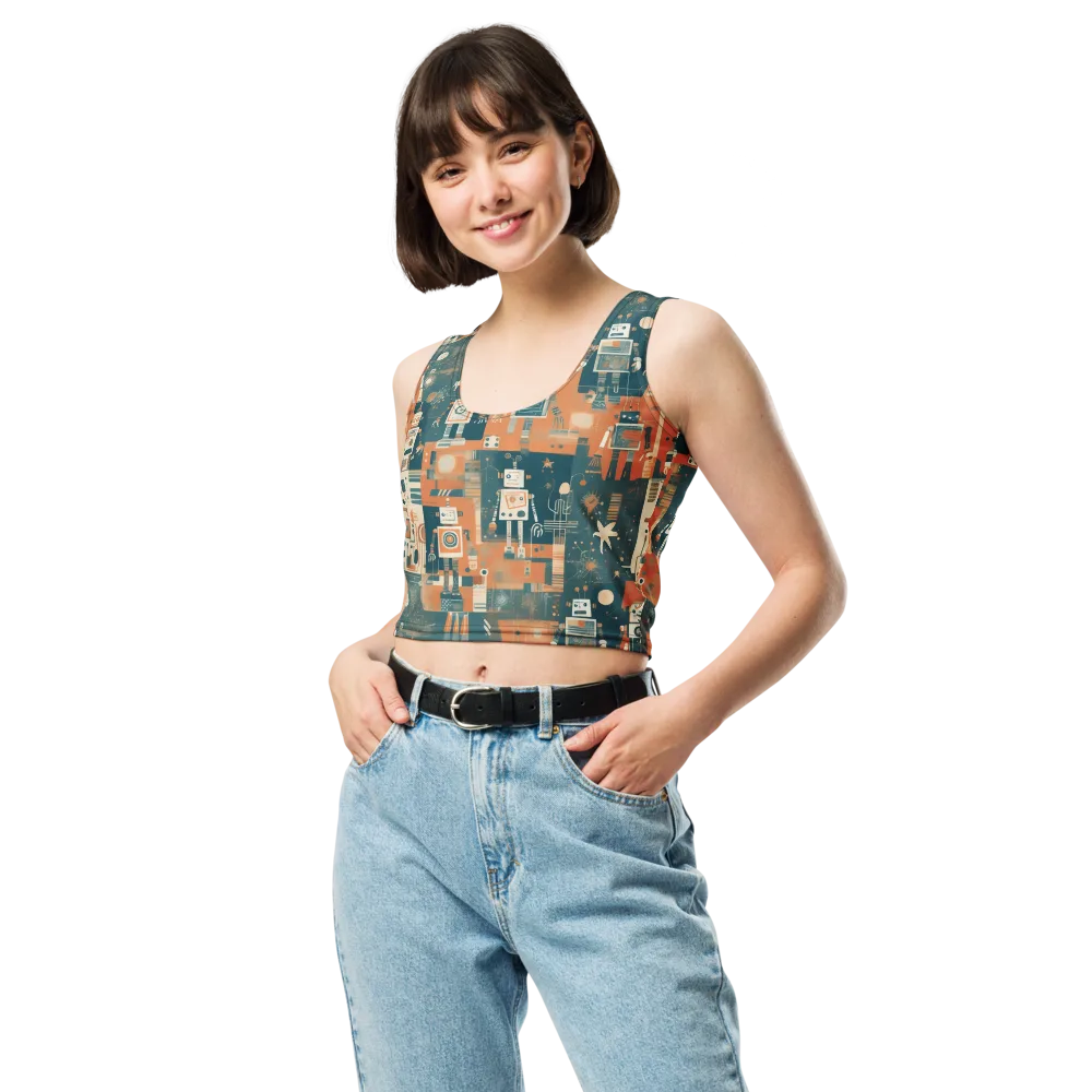 Tomorrow’s Tin Parade on Crop Top — Front