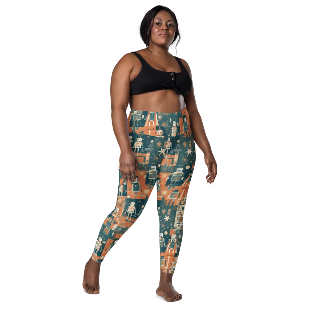Tomorrow’s Tin Parade on Leggings with Pockets — Front