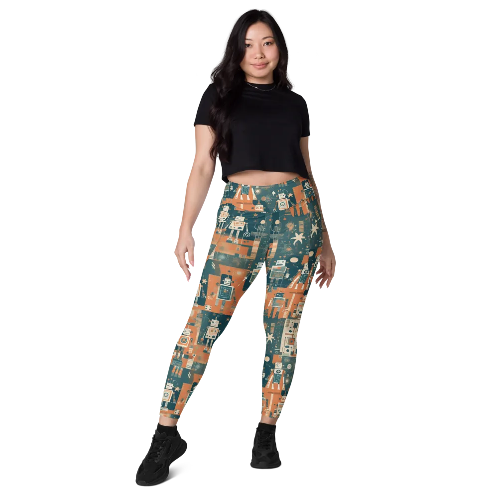 Tomorrow’s Tin Parade on Leggings with Pockets — Front