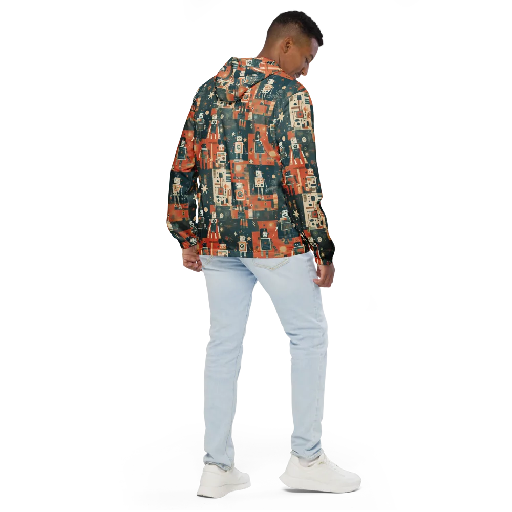 Tomorrow’s Tin Parade on Men's Windbreaker — Back