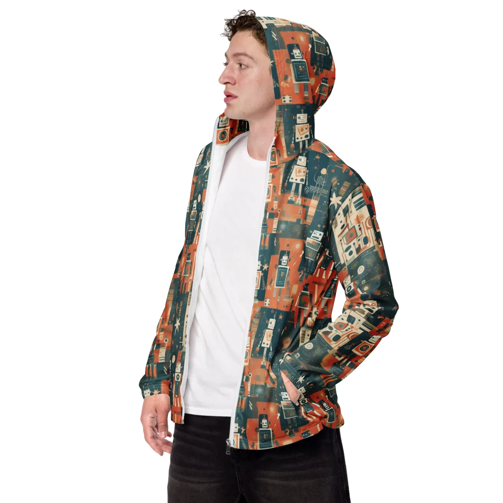 Tomorrow’s Tin Parade on Men's Windbreaker — Left Front