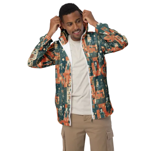 Tomorrow’s Tin Parade on a Men's Windbreaker