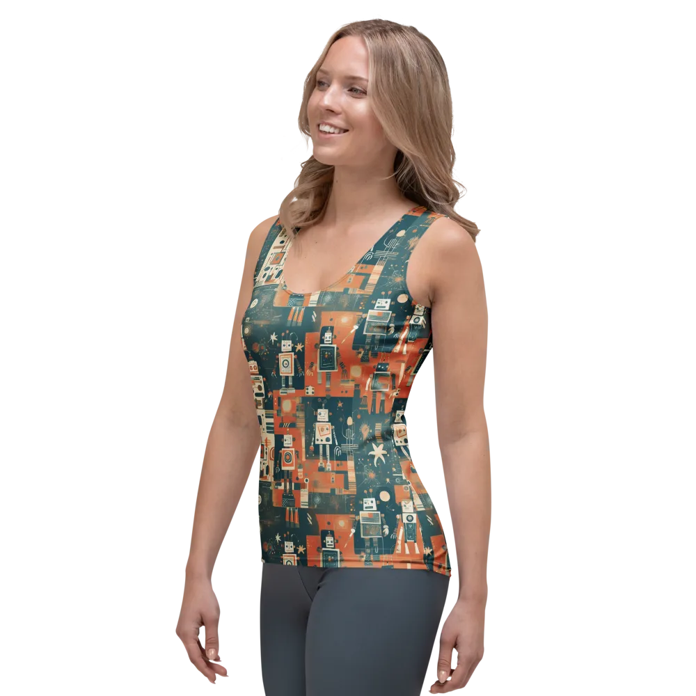 Tomorrow’s Tin Parade on Women's Tank Top — Left Front