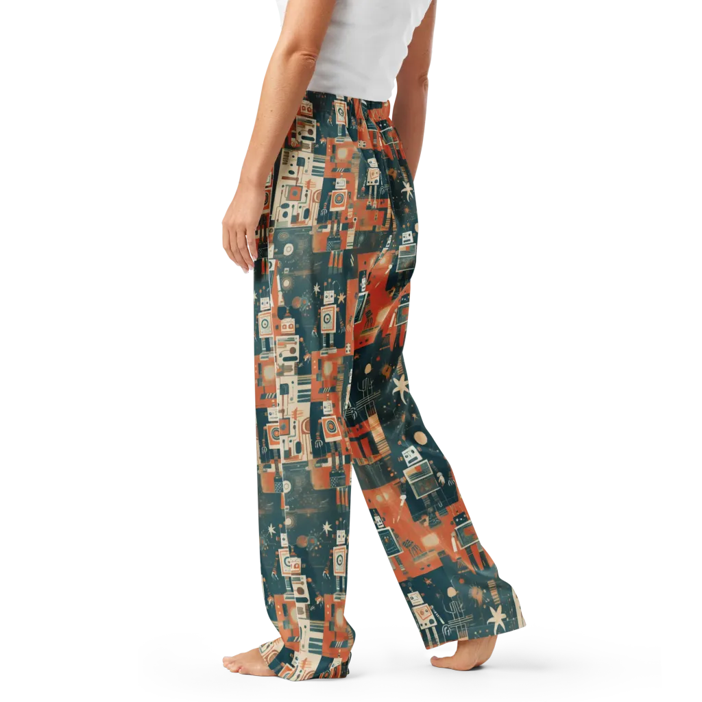 Tomorrow’s Tin Parade on Women's Pajama Pants — Left