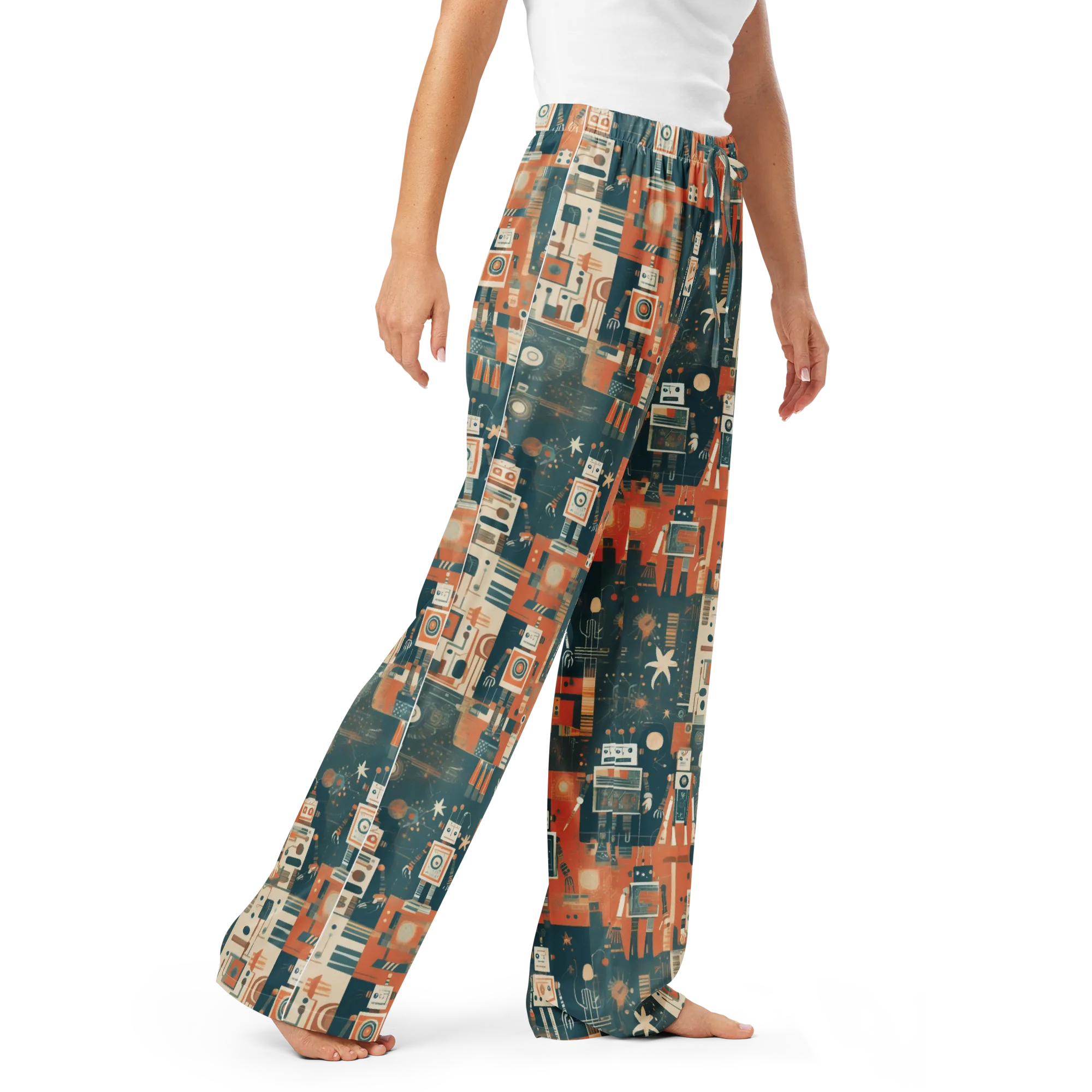 Tomorrow’s Tin Parade on Women's Pajama Pants — Right Front
