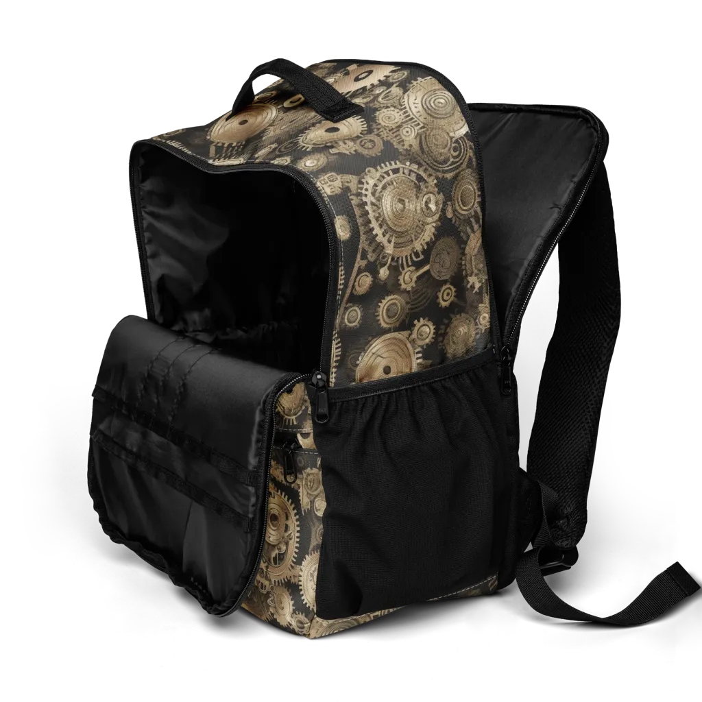 Brasswork Bloom on Utility Backpack — Product details 2