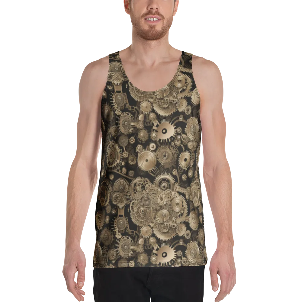 Brasswork Bloom on Men's Tank Top — Front