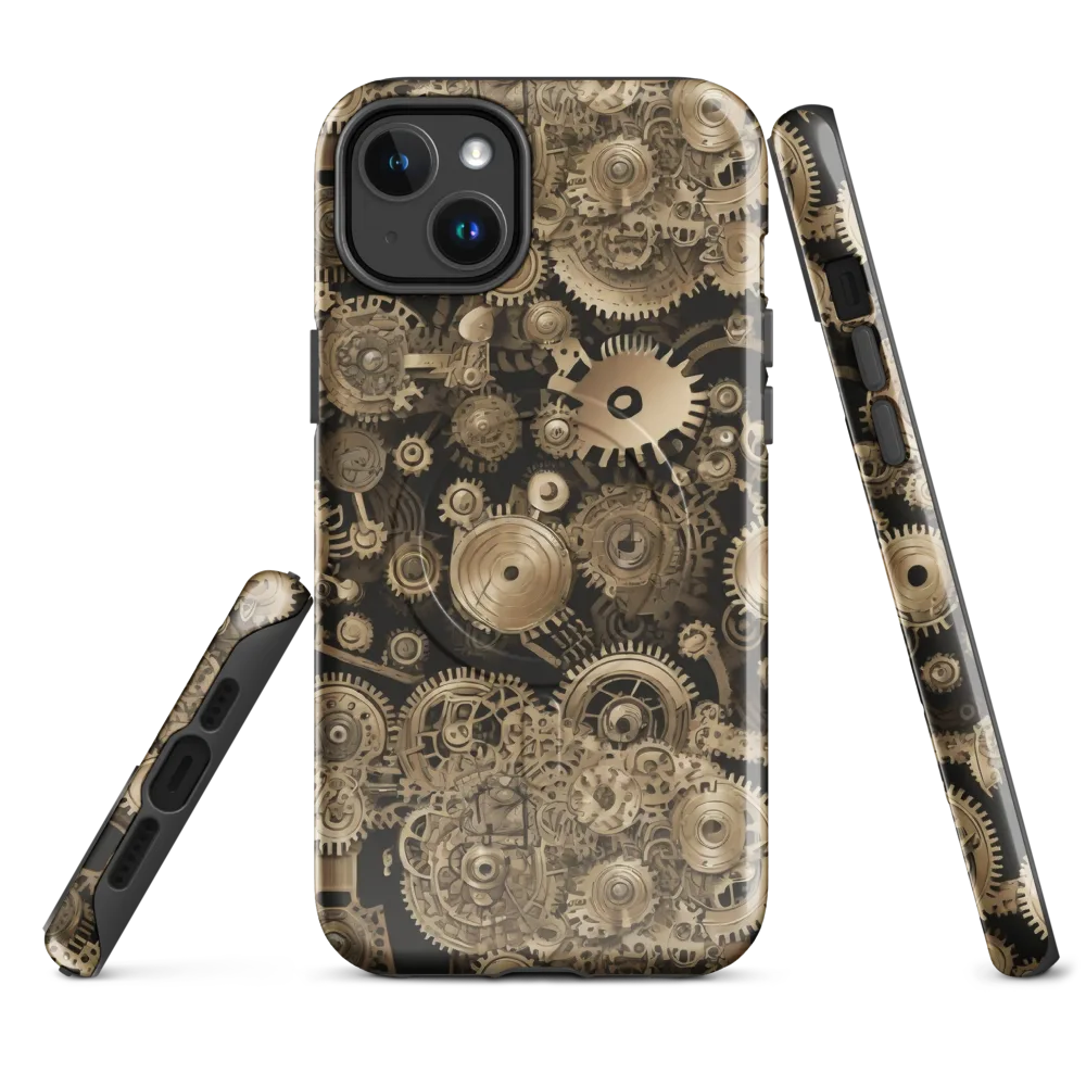 Brasswork Bloom on MagSafe Tough Case for iPhone® — Front