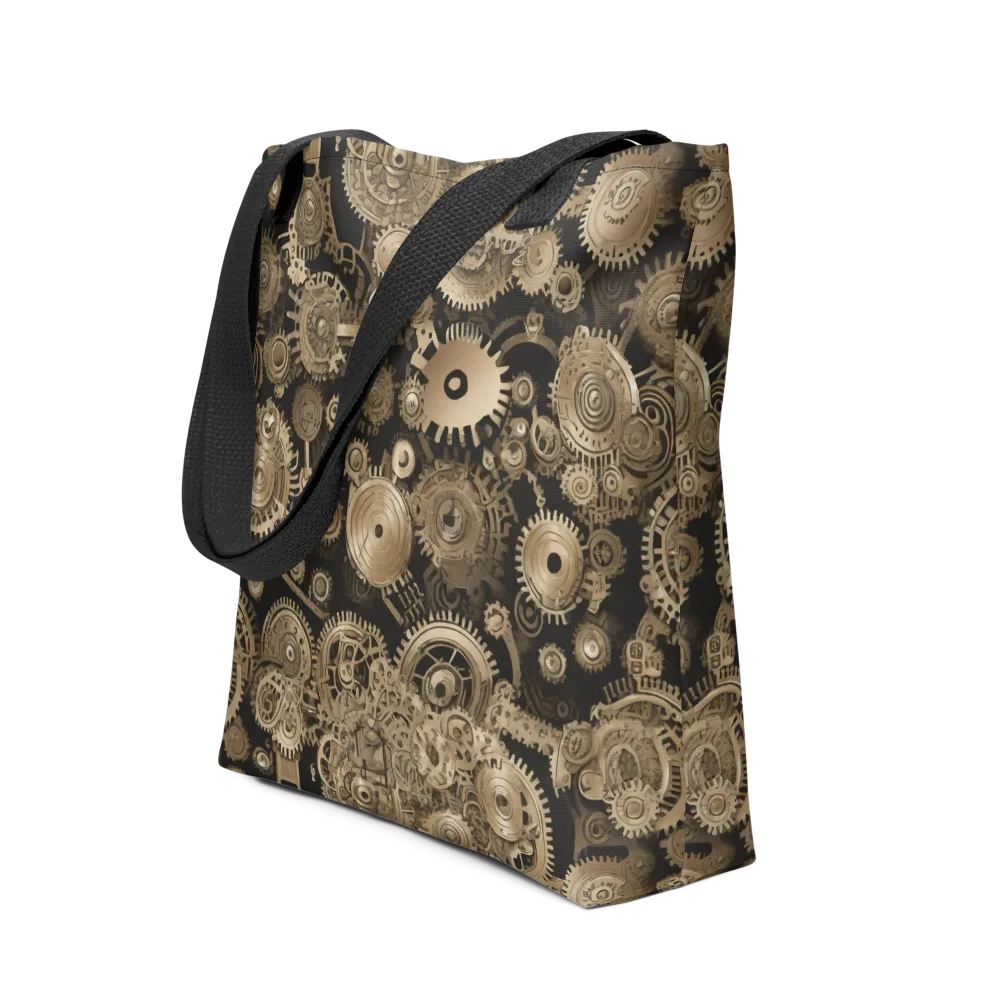 Brasswork Bloom on Tote Bag — Front