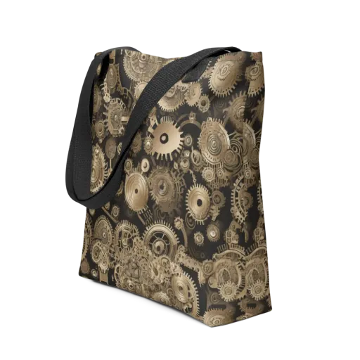 Brasswork Bloom on a Tote Bag
