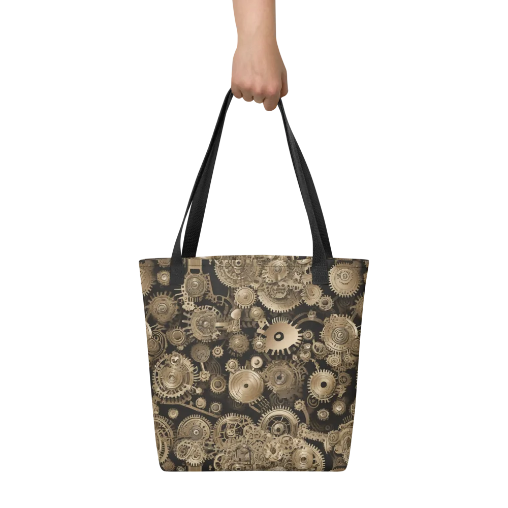 Brasswork Bloom on Tote Bag — Front
