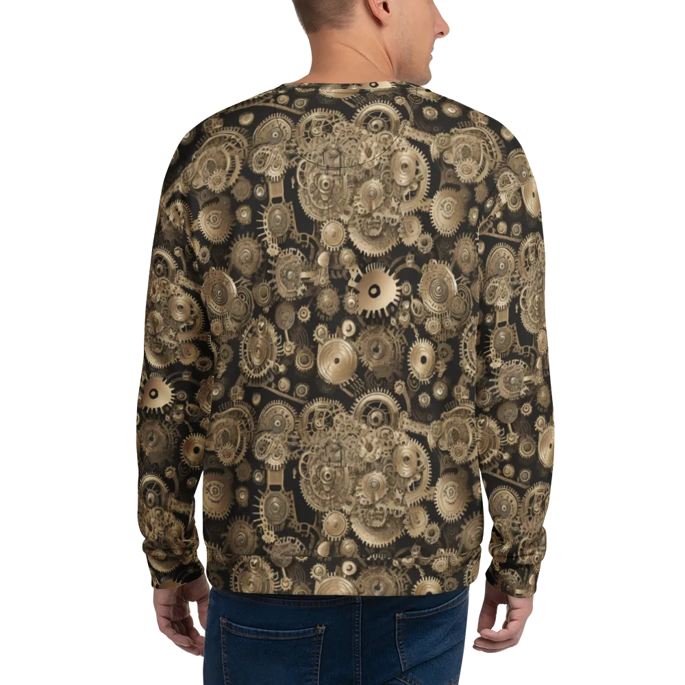Brasswork Bloom on Sweatshirt — Back